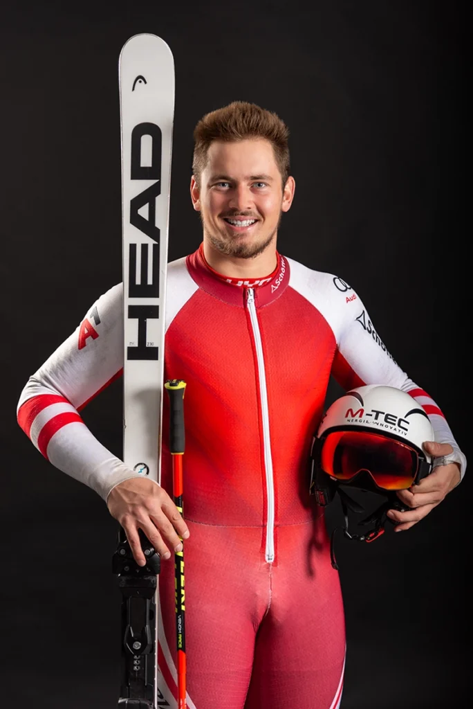 alpiner Skirennläufer, David Ehrenmüller, Portrait Studio